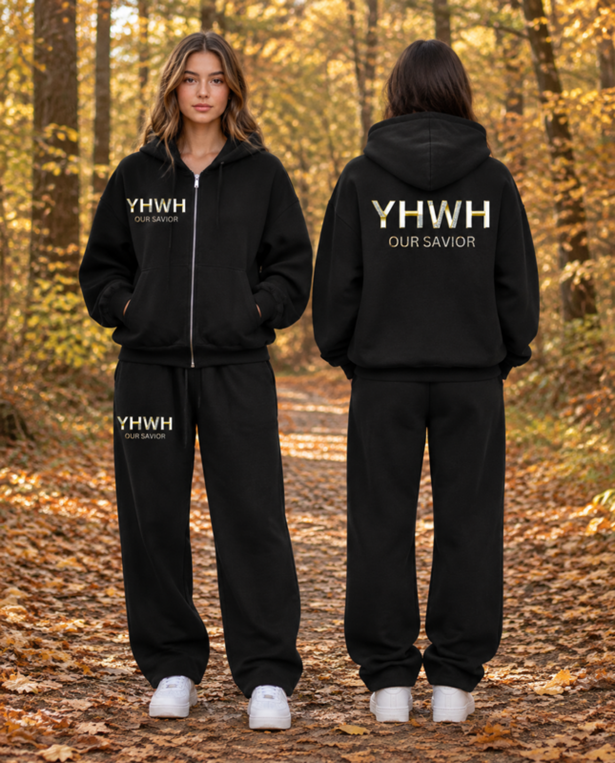 „YHWH“ – Oversized Set | Zipper & Sweatpants