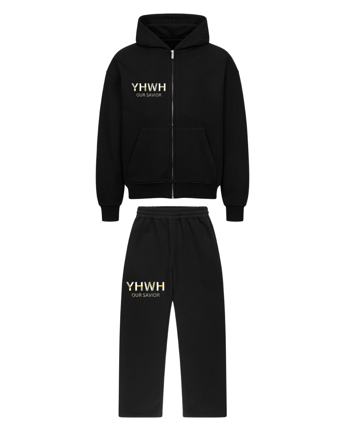 „YHWH“ – Oversized Set | Zipper & Sweatpants