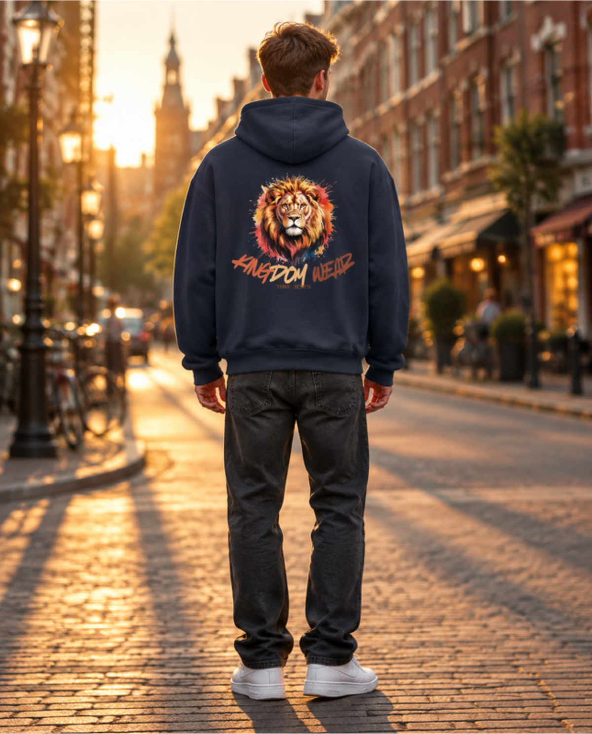 „Kingdom Wear“ – Oversized Zipper Hoodie | Unisex