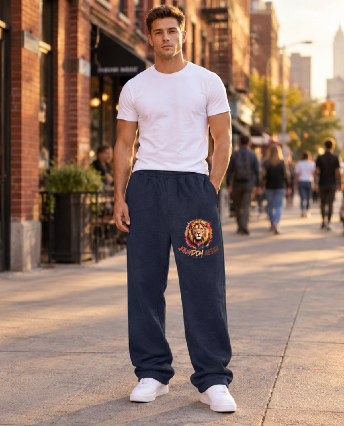 „Kingdom Wear“ – Oversized Sweatpants | Unisex