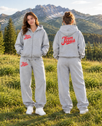 „Team Jesus“ – Oversized Set | Zipper & Sweatpants