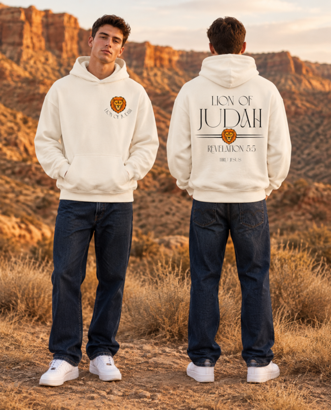 "Lion of Judah" – Oversized Hoodie