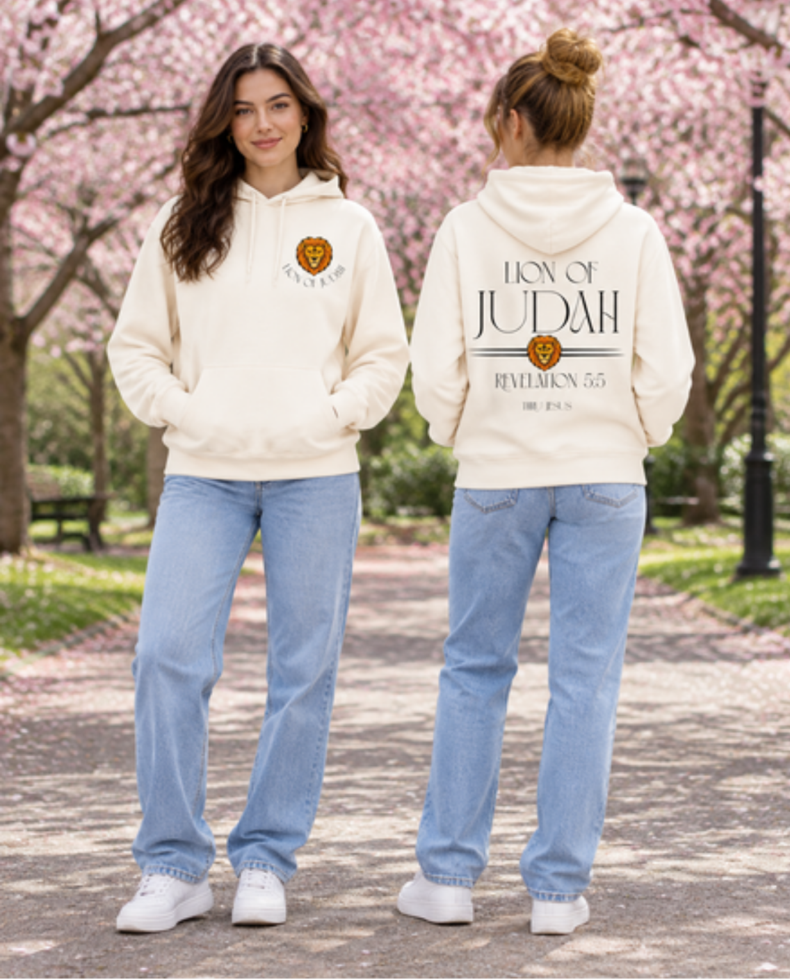 „Lion of Judah“ – Premium Hoodie | Unisex | Front & Back Print