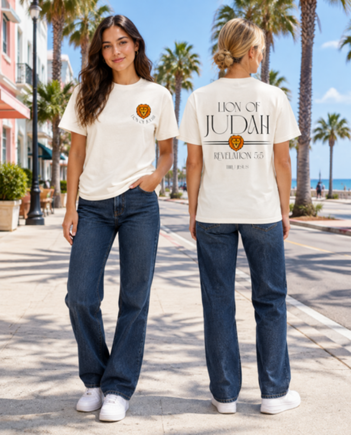 "Lion of Judah" – Premium T-Shirt