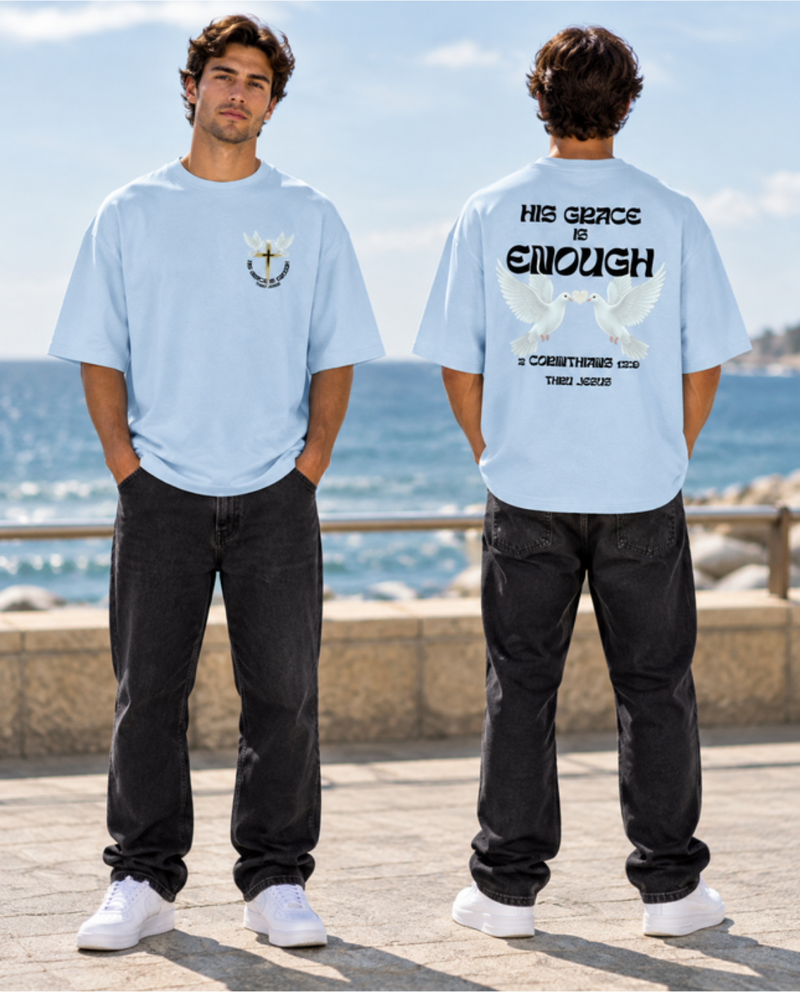 "His Grace...." – Oversized T-Shirt