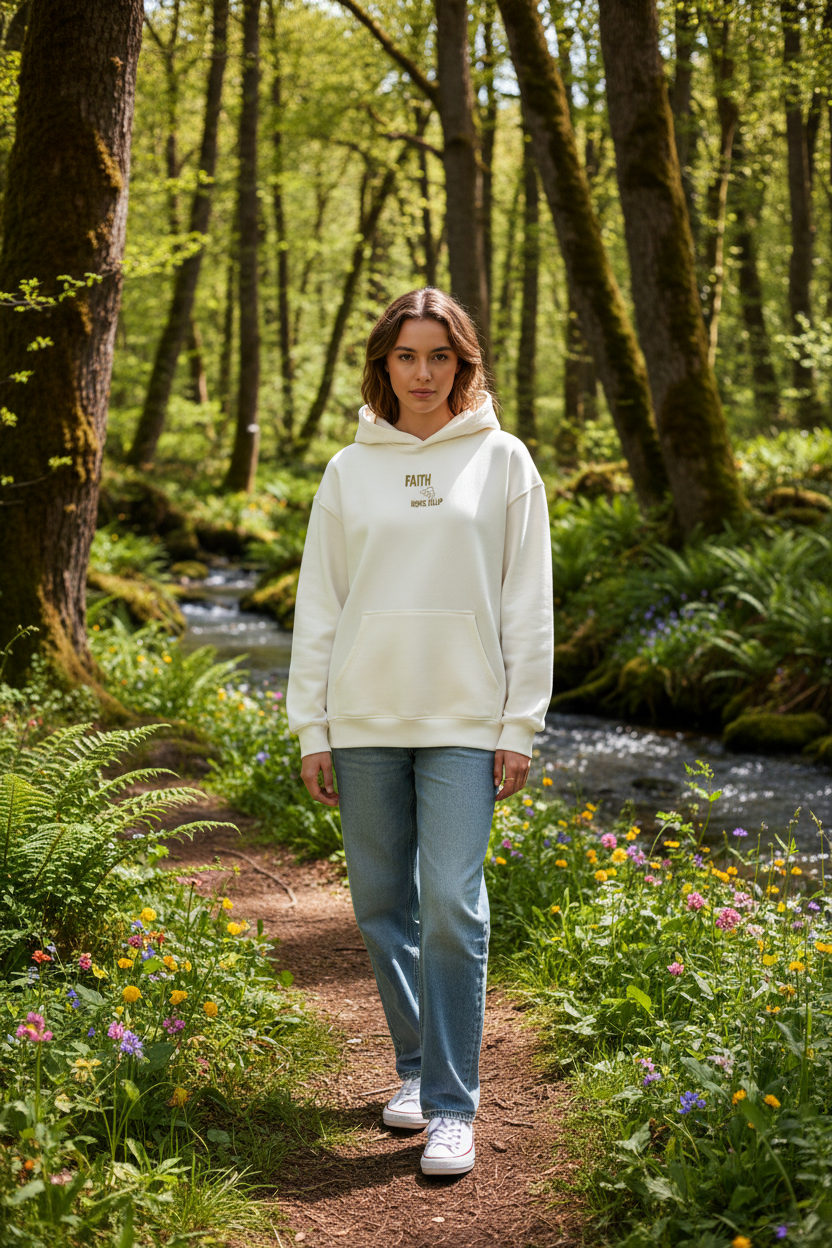 Oversized Hoodie - FAITH RUNS DEEP