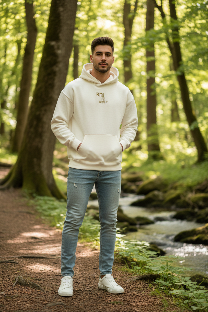 Oversized Hoodie - FAITH RUNS DEEP