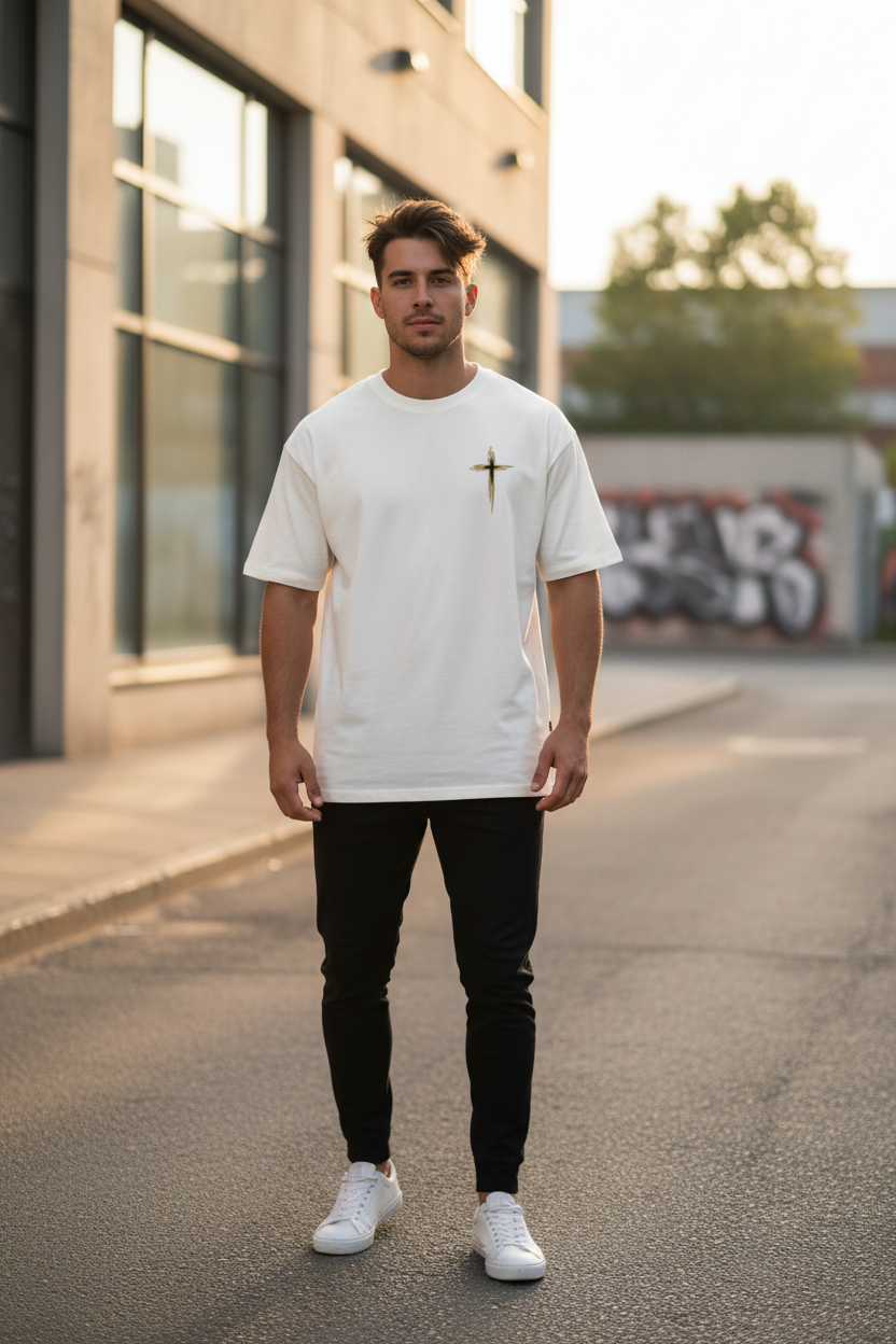 Walk by Faith – Man Front Outdoor