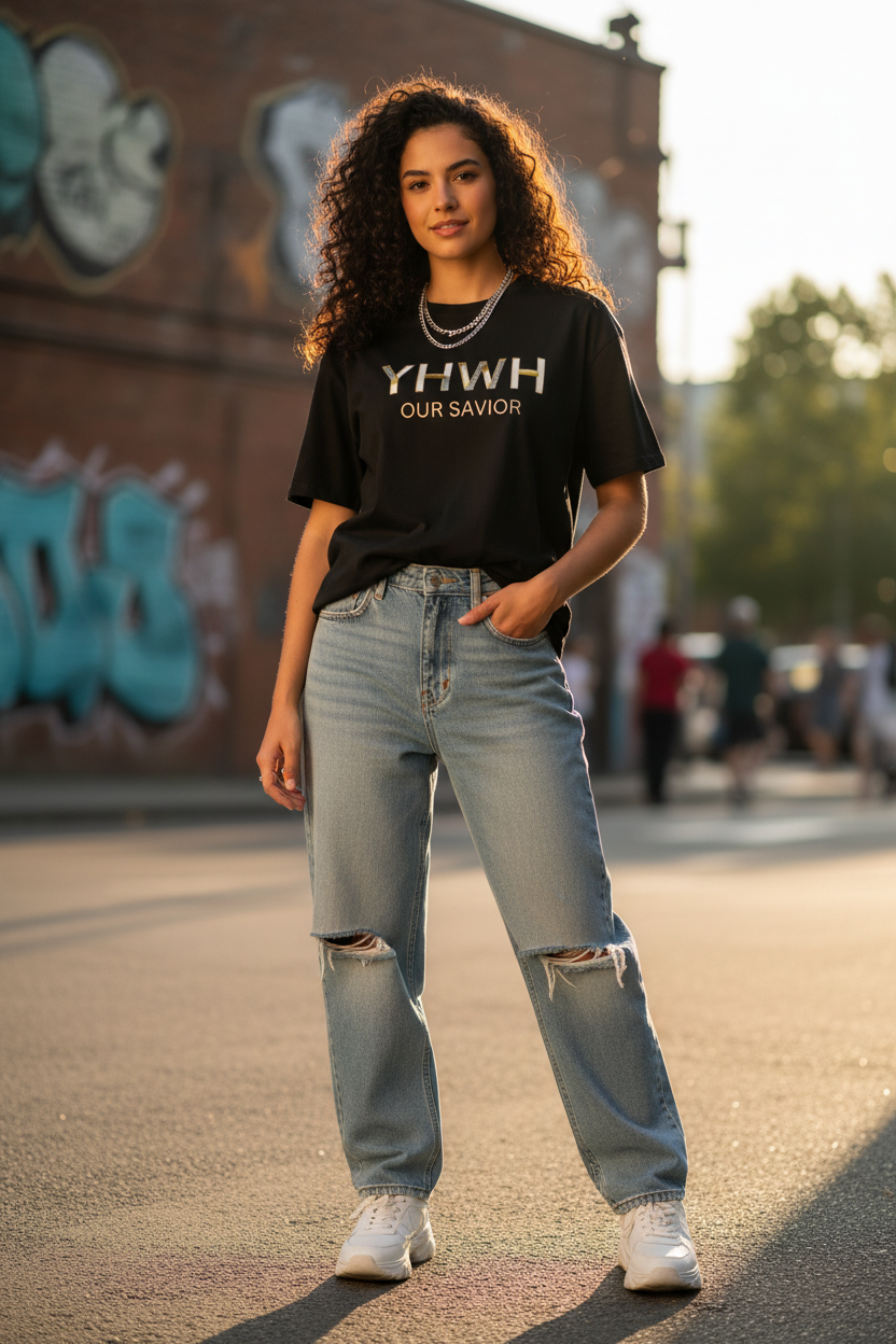 Oversized T-Shirt - YHWH our savior