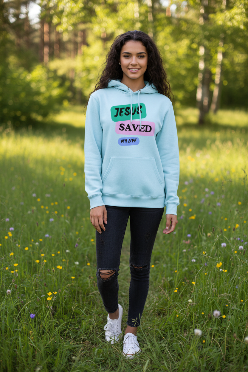 Hoodie - Jesus Saved My Life